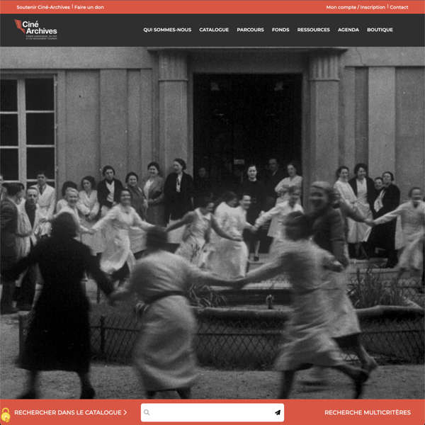 Web design per il sito Ciné Archives - Proimago